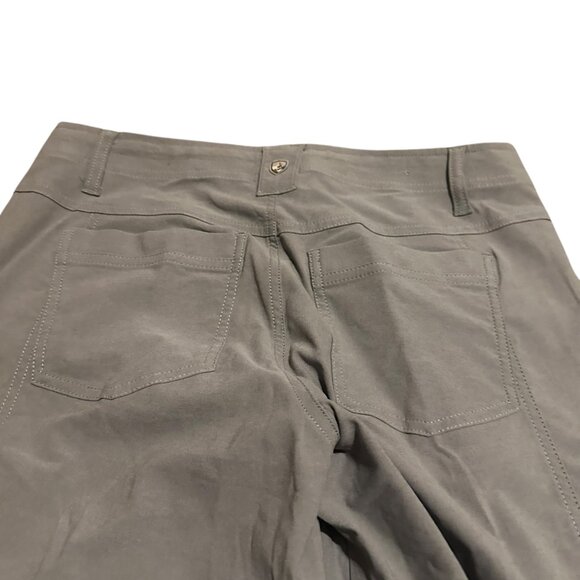 Kuhl Grey Bermuda Shorts Adjustable Length Pull Tab Outdoor Hiking Casual Sz 6 - Picture 8 of 11